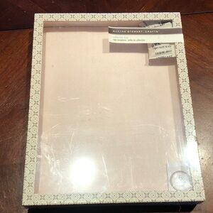 Martha Stewart Blush Backing Keepsake Box Brown & Cream Box